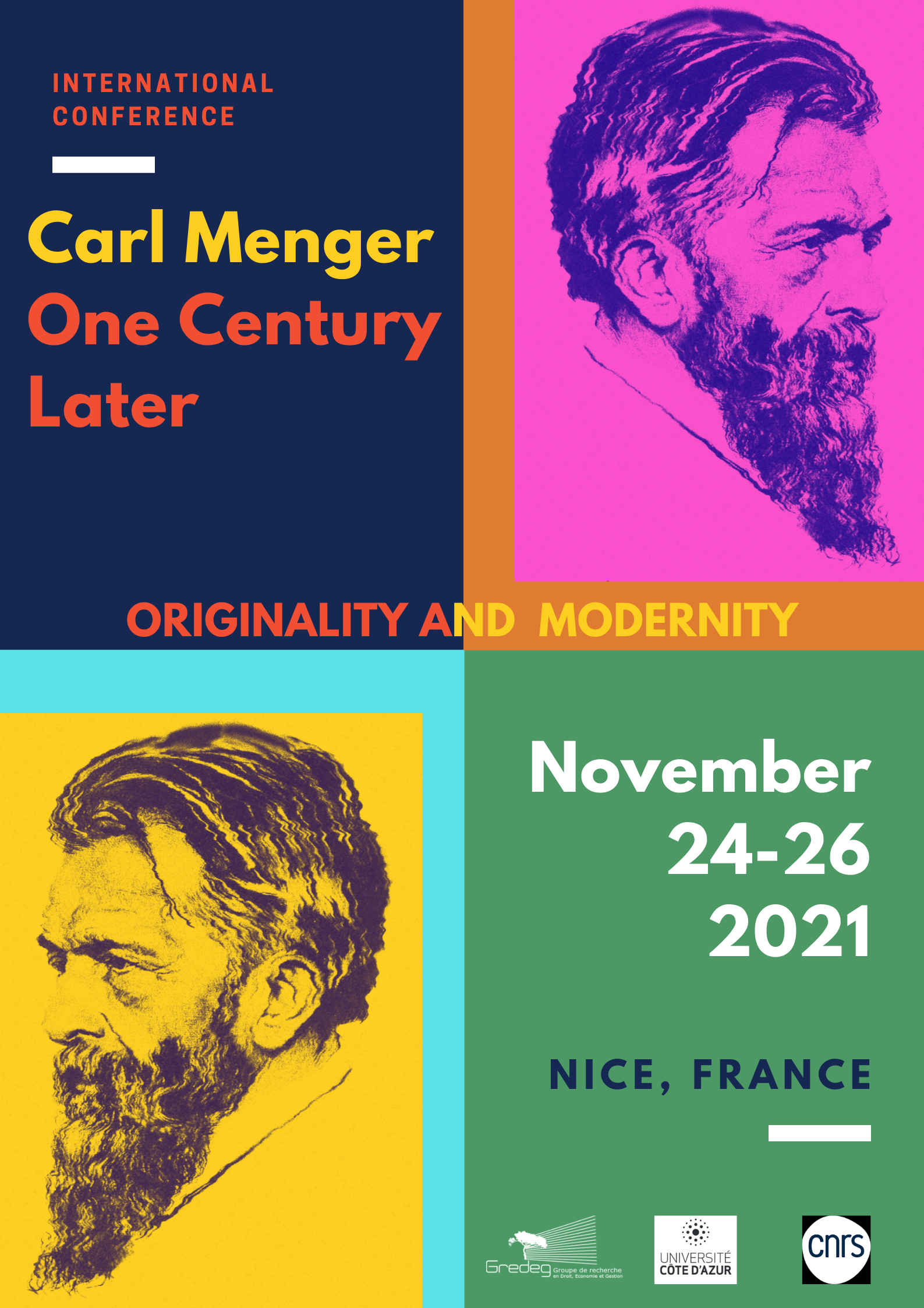 Affiche Colloque Carl Menger 2021