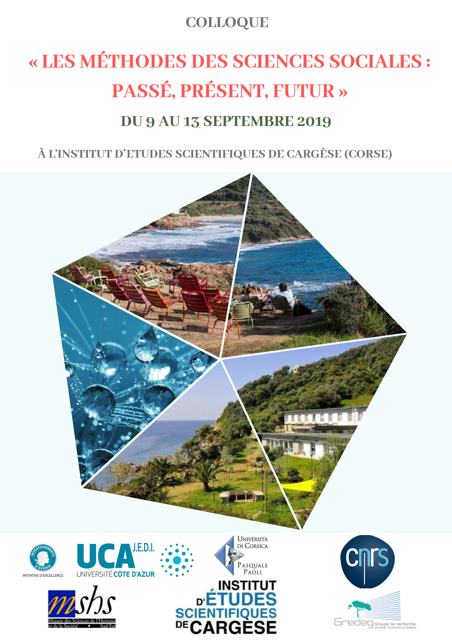 Affiche Colloque Cargèse 2019